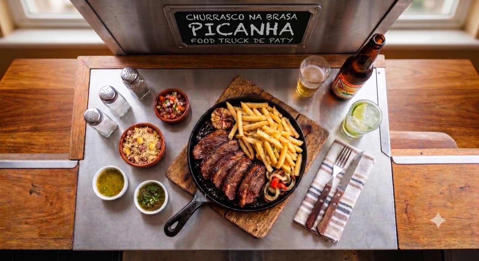 Picanha na brasa