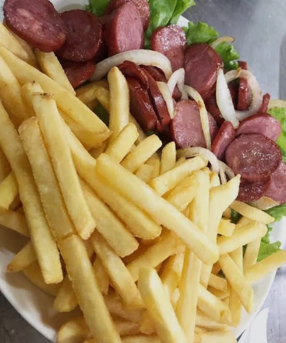 Saucisse Calabresa frites