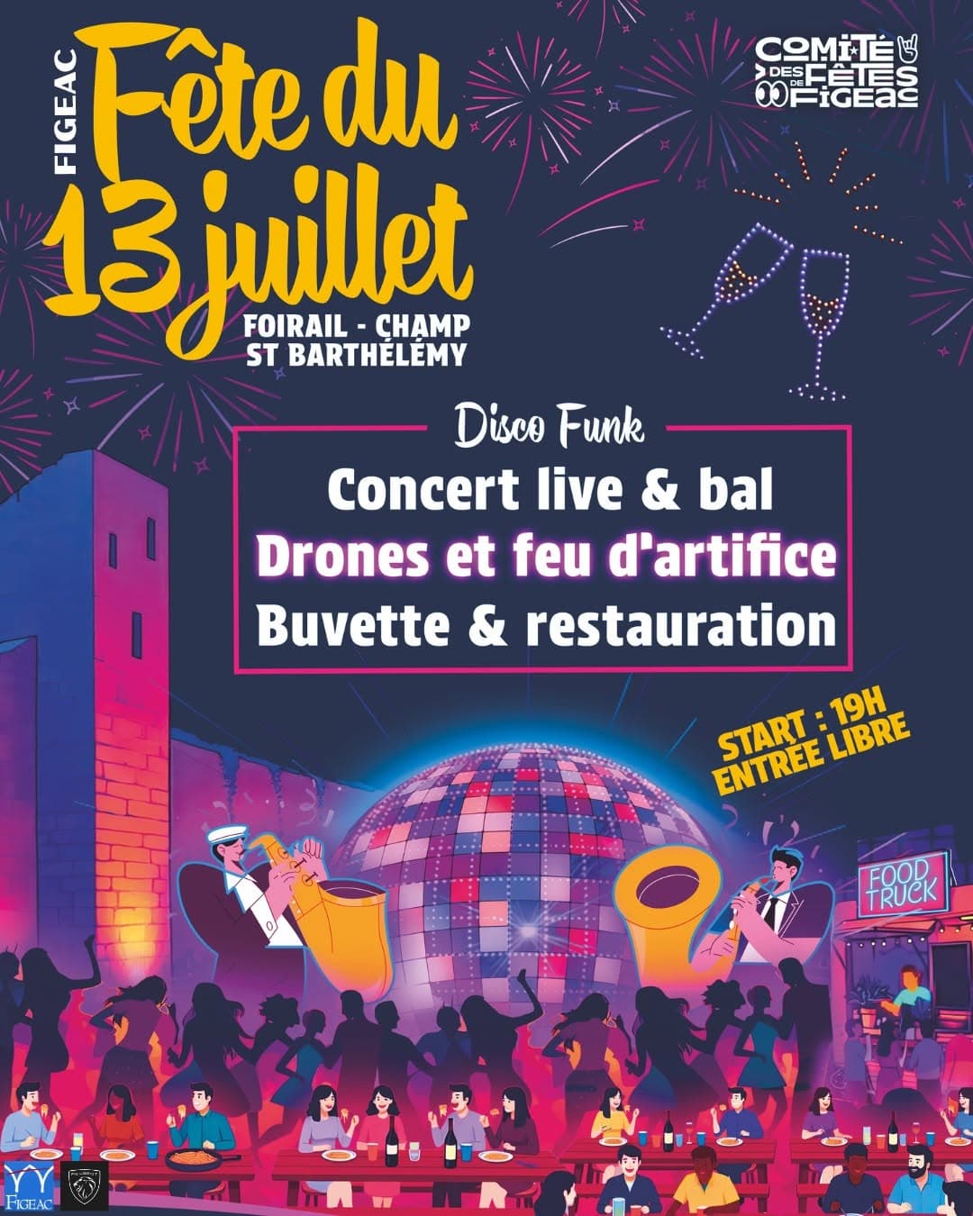 Fête du 13 Juillet · Figeac