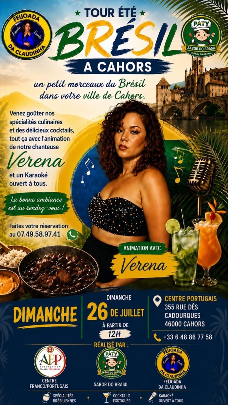 Tour Été Brésil à Cahors