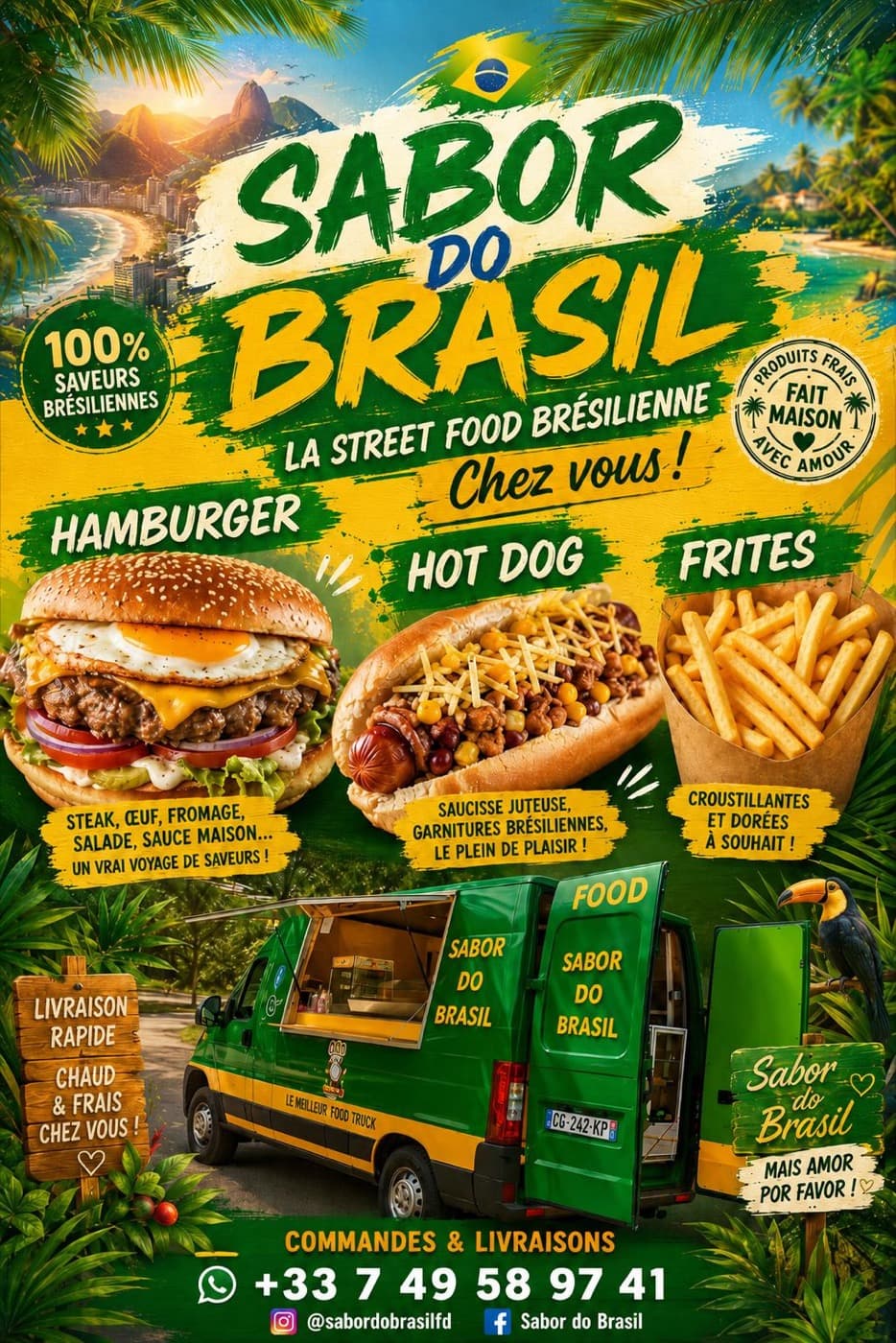 Sabor Do Brasil — livraison à Cahors et Pradines
